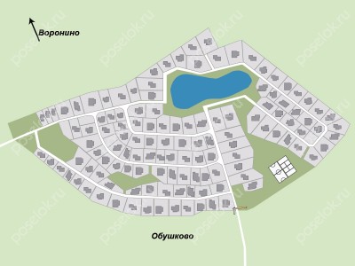 План поселка Резиденции Монолит
