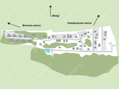 План поселка Голицыно-7