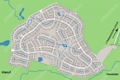 План поселка Millennium Park