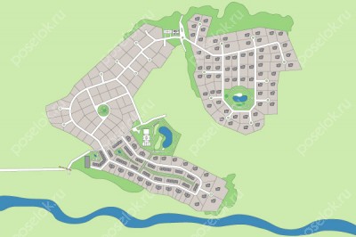 План поселка Папушево