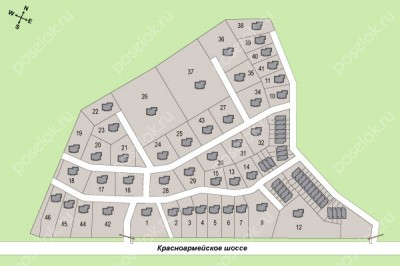План поселка Чистые пруды-2 (Пушкино)