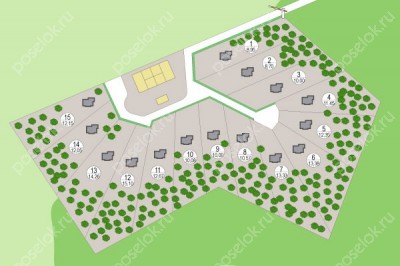 План поселка Морозово Парк Хаус