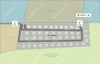 План поселка Голицыно-9