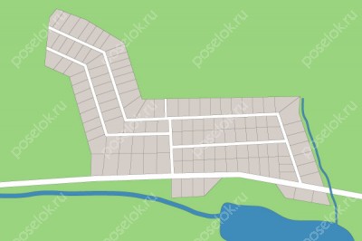План поселка Ново-Спасское